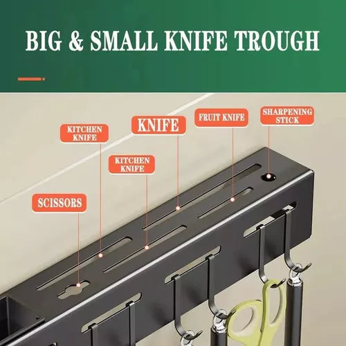 Organizador Utensilios Cocina Pared 60cm